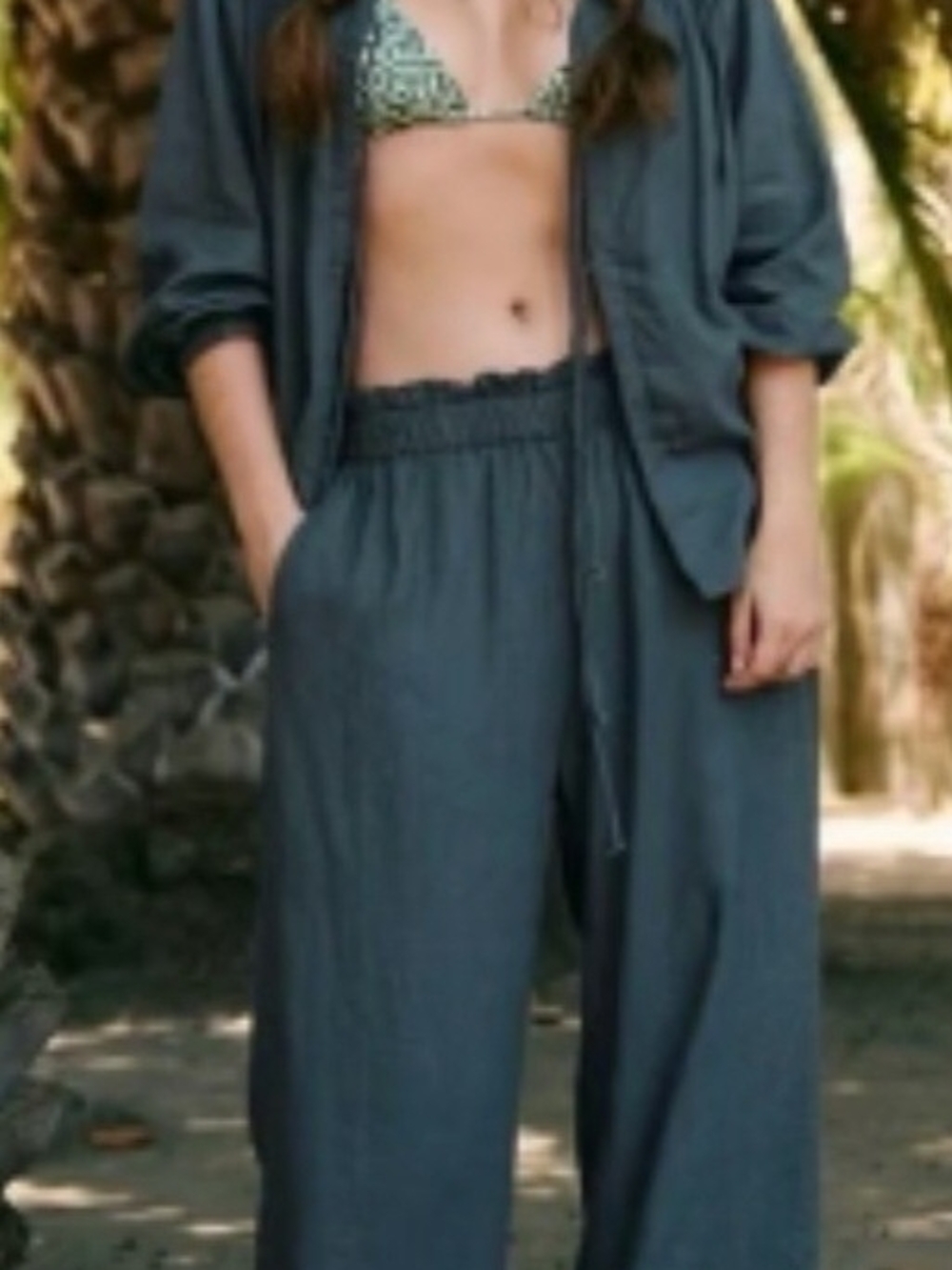 Free People fp-movement free-est Linen Blend Dreamy Daze Set